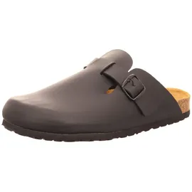 LONGO Clogs Tieffußbett Herren Schwarz 47 EU