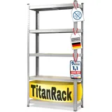 karatcommercial Schwerlastregal Grizzly Verzinkt Höhe: 220 cm Breite: 120 cm
