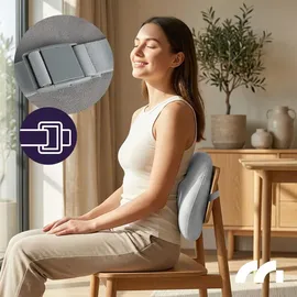 Maltec Nackenmassagegerät Massagekissen Beige
