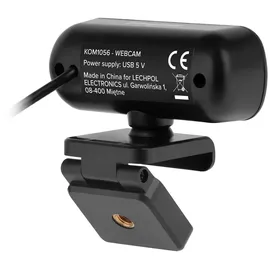REBEL Full HD 1080p Webcam Schwarz
