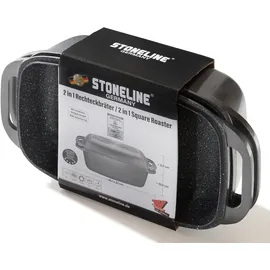 STONELINE XXL Bräter 43 x 26 cm anthrazit
