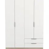 Demeyere Drehtürenschrank Ghost 157,3 x 203 x 51,1 cm Weiß