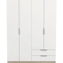Demeyere Drehtürenschrank Ghost 157,3 x 203 x 51,1 cm Weiß