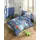 KAEPPEL Dinosaurus Tiere Blau 135 x 200 cm + 80 x 80 cm