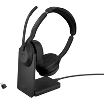 JABRA Evolve2 55 MS Stereo USB-C Link 380c/390c + Ladestation