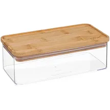 5 five simply smart 5five - vorratsdose rechteckig bambusdeckel "eske" 1l