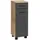 WELLTIME Unterschrank WELLTIME "Trento, verschiedene Ausführungen und Farben", grau (grau matt), B:30cm H:79cm T:27cm, Holzwerkstoff, MDF, Schränke, Unterschrank, Badmöbel, Breite 30 cm, mit 1 Tür und 1 Schubkasten