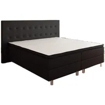 4mybaby GmbH Best For You Boxspringbett Neo 180x200 Schwarz, - Schwarz