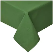 Homescapes Tischdecke Rund 178 cm Dunkelgrün