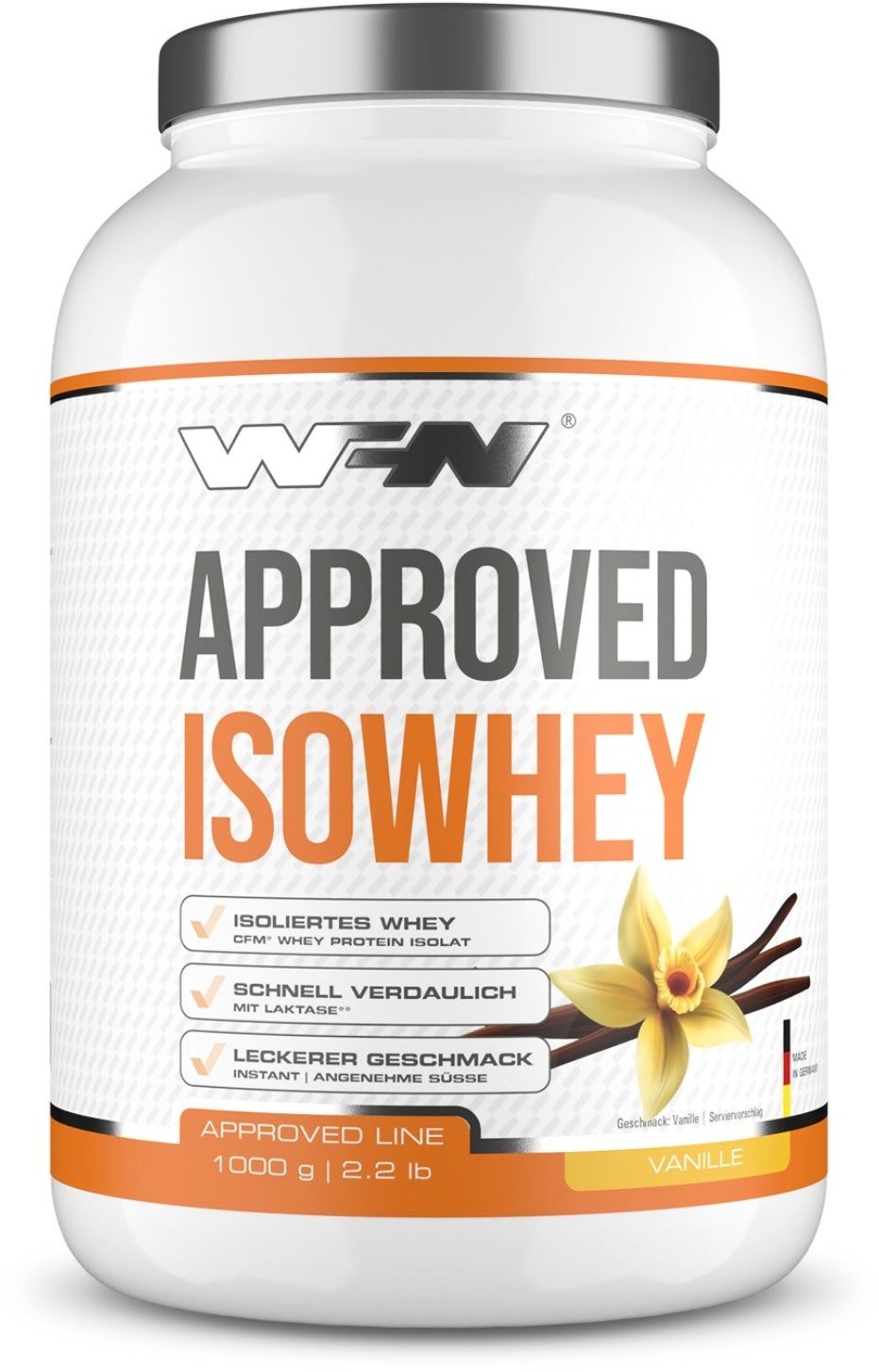 WFN Approved Isowhey Pulver zur Herstellung einer Lösung zum Einnehmen 1 kg