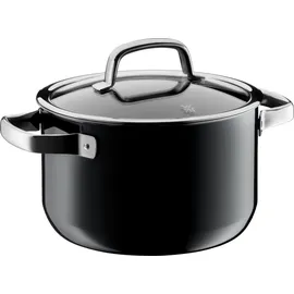 WMF Fusiontec Mineral Black Topf-Set 4-tlg. 2 x Fleischtopf + Bratentopf + Stielkasserolle