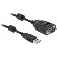 DeLock USB Typ-A DB9 Adapter mit 9 LED RS-232
