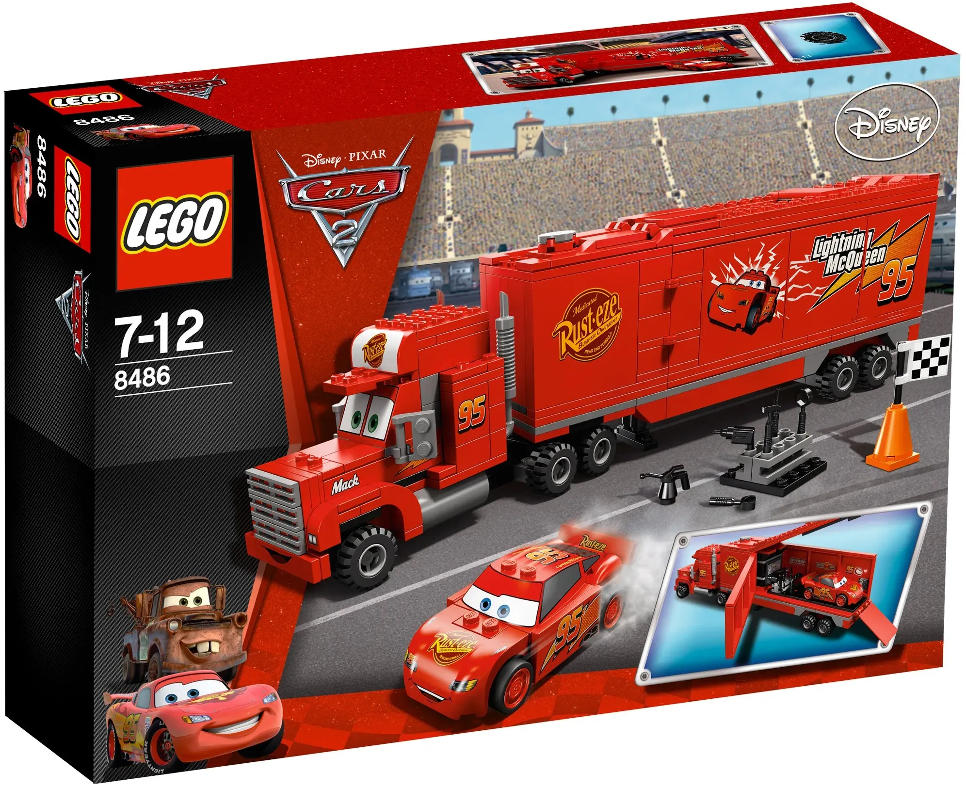 Lego Cars 8486 - Macks Team-Truck | Zustand: Neu & original versiegelt