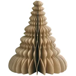 Chic Antique Weihnachtsbaumaufsteller aus Papier, H26/D31 cm, amber