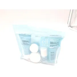 e.l.f. SKIN Jet Hydration Kit Reisefreundliches Feuchtigkeitsspendendes Pflegeset, Gesichtsreiniger, Pflegebalsam, Feuchtigkeitscreme, Augencreme & Nachtcreme, Vegan & Tierversuchsfrei