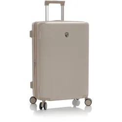 Heys Reisekoffer  Earth Tones Trolley 66 cm  erweiterbar  4 Rollen 81 l - Beige