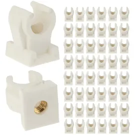 tecuro Rohrclip Set Einfach 12 mm 50 Stück