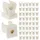 tecuro Rohrclip Set Einfach 12 mm 50 Stück