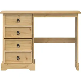 vidaXL Schminktisch Corona 104x47x75 cm Massivholz Kiefer