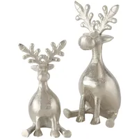 Boltze Figur Tarnow 2-teilig (Hirsch Figuren / Rentiere aus
