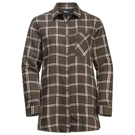 Jack Wolfskin Morgenluft SHIRT W, Island moss, 41, Insel Moos 41, Groß - L (42/44), grün