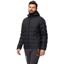 Jack Wolfskin Ather Down Kapuzenpullover - Black - 3XL