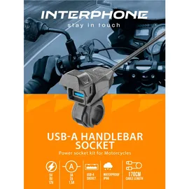 Interphone USB-Steckdose USB-Port Typ-B 12v