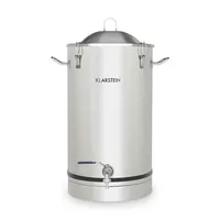 Klarstein Maischfest Fermenter 25 Fermentierkessel 25 Liter Gärröhrchen 304-Edelstahl