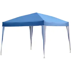 Pavillon NIL blau 3x3m, faltbar Stahl Polyester 160g/m2