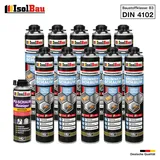 Brunnenschaum 10 x 750ml Bauschaum 1 x Reiniger Pistolenschaum Montageschaum