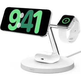 Belkin BoostCharge Pro 3in1 - kabelloses Ladegerät + AC-Netzteil