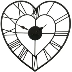 Boltze Wanduhr Herz, 40 x 40 cm