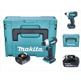 Makita DTD 157 T1J Akku Schlagschrauber 18 V 140 Nm 1/4" Brushless + 1x Akku 5,0 Ah + Makpac - ohne Ladegerät