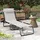 Outsunny Sonnenliege 197 x 58 x 26 cm Beige