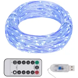 LED-Lichterkette mit 300 LEDs Blau 30 m