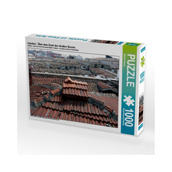 CALVENDO Puzzle CALVENDO Puzzle Istanbul - Über dem Dach des Große, 1000 Puzzleteile