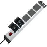 Kopp Steckdosenleiste 1,40 m Grau 5 St.