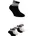 FILA Mädchen Gr 31-34 schwarz weiß grau Baumwollmischung Socken Cotton-Mix mit Rippenbündchen