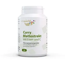 CURRY BLATTEXTRAKT mit Eisen und C Kapseln 90 St.