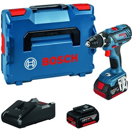 Bosch GSR 18V-28 Professional inkl. 2 x 4 Ah + L-Boxx 06019H410A