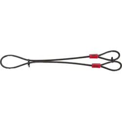 ABUS Cobra Stahlkabel, schwarz, Größe 75 cm für Männer