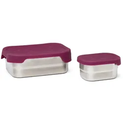 Ergobag Edelstahl Brotdosen-Set