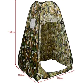 Costway Pop-up Duschzelt Flecktarn