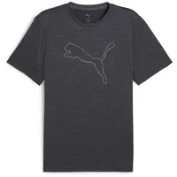Puma Tad Essential Heather Large Cat Trainingsshirt Herren 69 galactic gray heather S