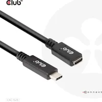 Club 3D USB-Typ-C Gen1 Verlängerungskabel 5Gbps 60W(20V/3A) 4K60Hz St./B 1m