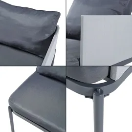 casa.pro Accettura Gartenmöbelset 3-tlg. grau