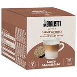 Bialetti-Kaffee Dolce Gusto®-kompatible Kapseln – Kaffee mit Milch – 16 Kapseln