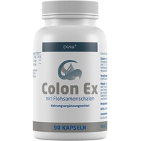 Colon Ex, 90 Kapseln  mit Flohsamenschalen und Magnesium, 100 % natürlich.