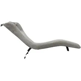 SalesFever Relaxliege Hellgrau Texturstoff 390399