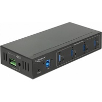 Delock 63309 4 x USB 3.2 Gen 1 (3.1 Gen 1) Type-B Schwarz